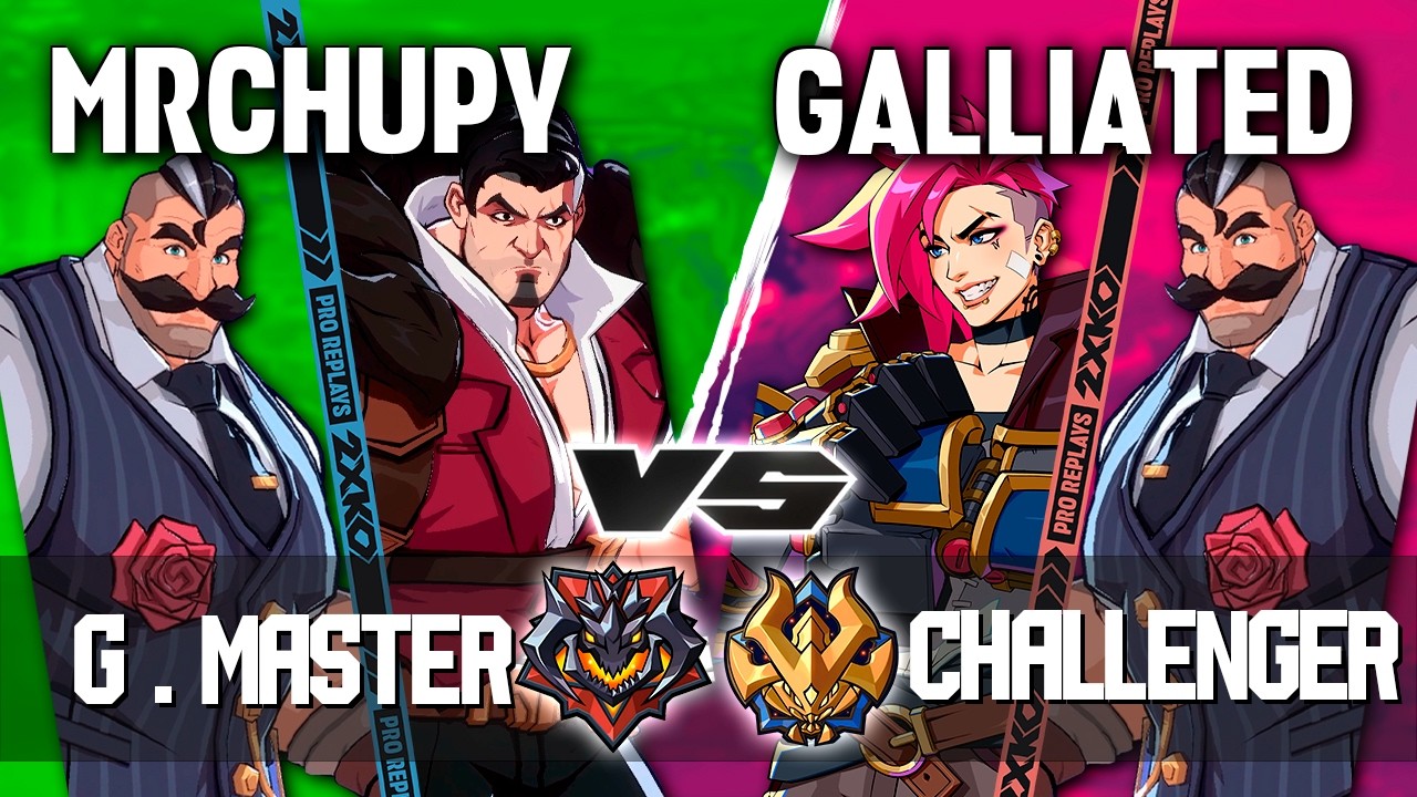2XKO ▰ MRCHUPY (Darius-Braum) vs GALLIATED (Vi-Braum) ▰ 2XKO Pro level replays