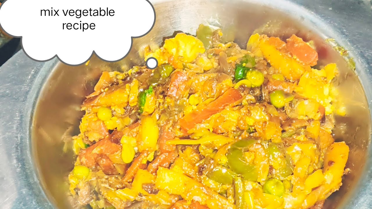 Dhaba style mix vegetable recipe#cooking #food 😋