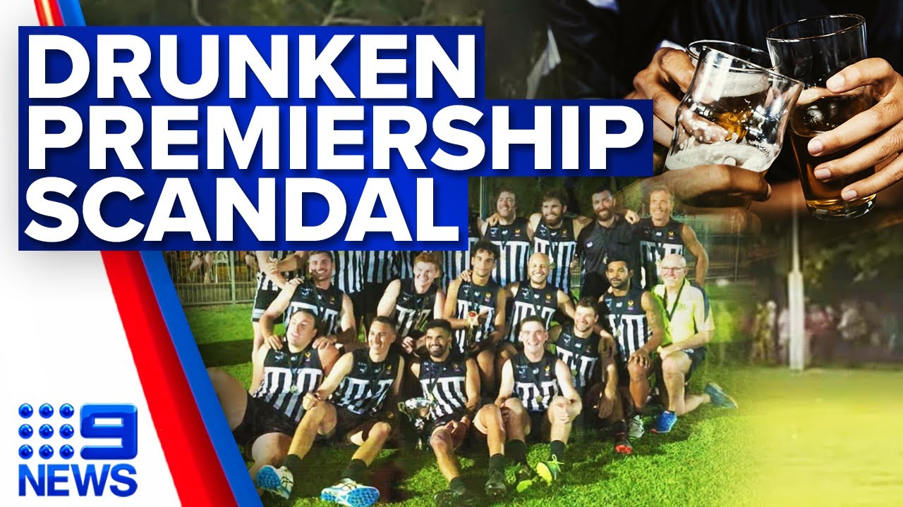Drunk goal umpire at centre of controversial football grand final | 9 News Australia