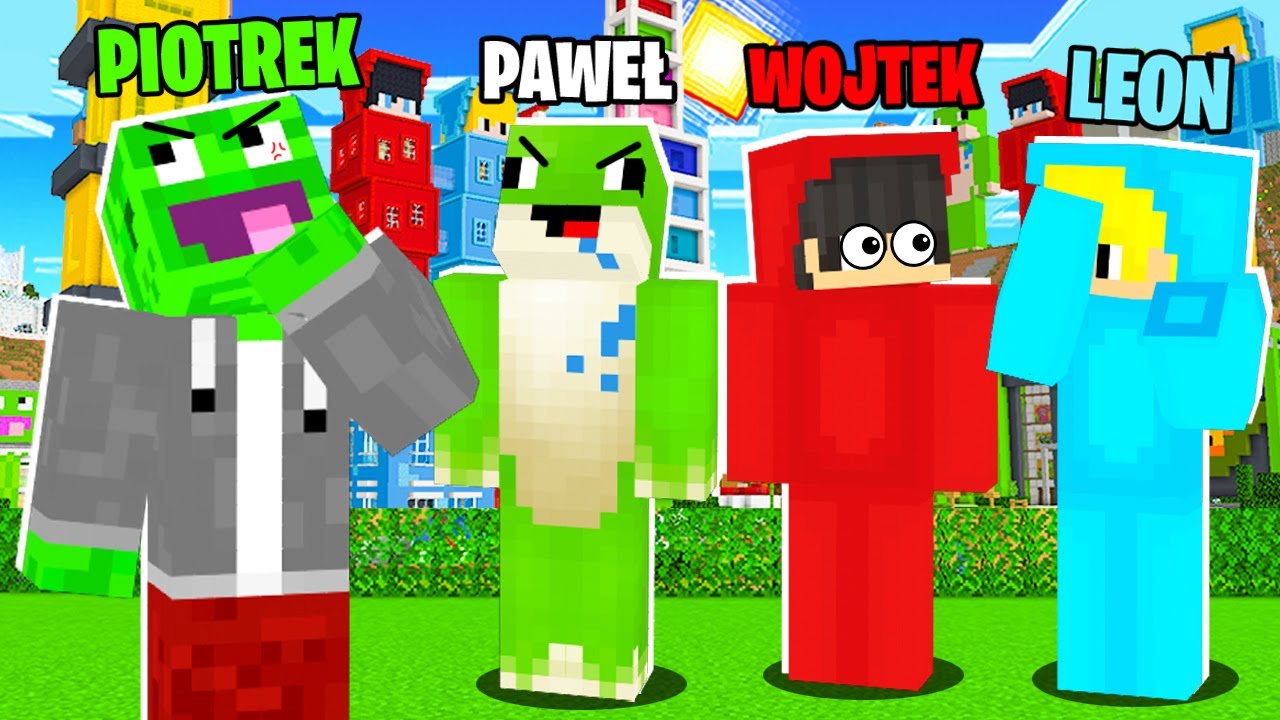 Zamieniliśmy NASZE NICKI na IMIONA NASZYCH WROGÓW w Minecraft!