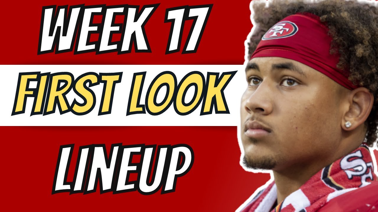 WEEK 17 DRAFTKINGS NFL DFS | First Look Lineup