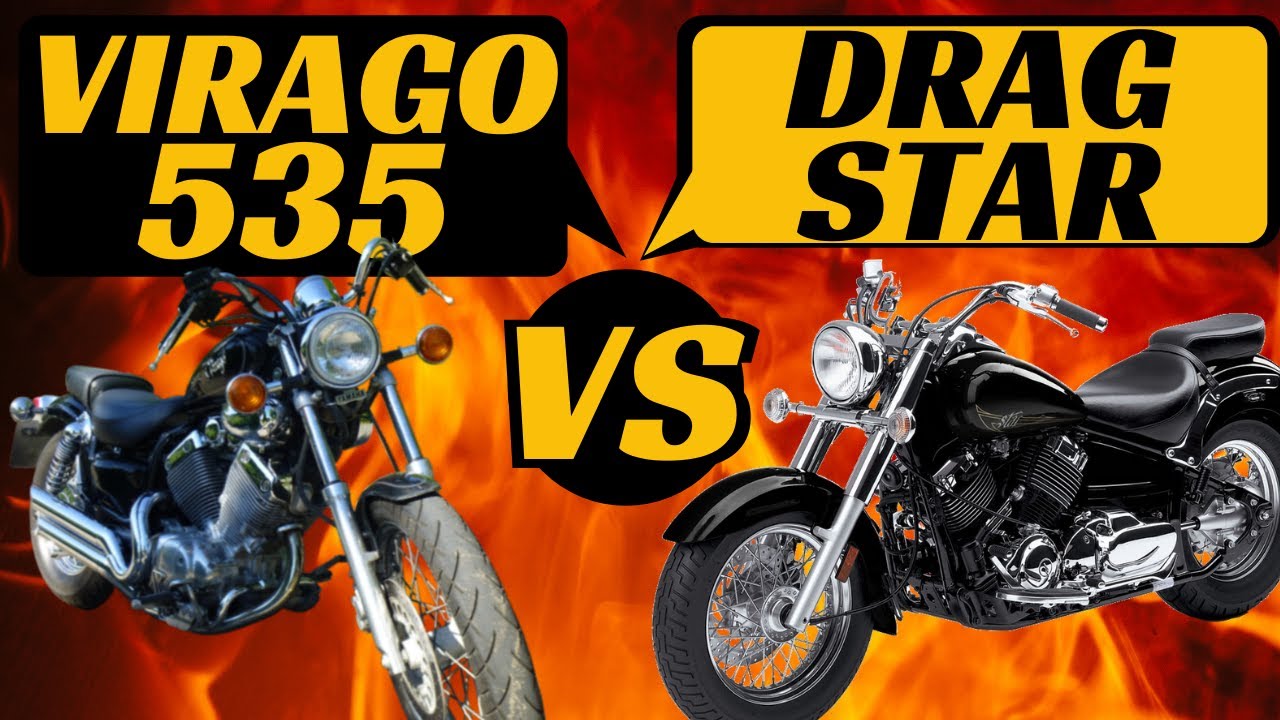 VIRAGO 535 VS DRAG STAR 650 ¿Cuál es mejor moto? Pros contras XVS650 XV535 | Comparación CUSTOM