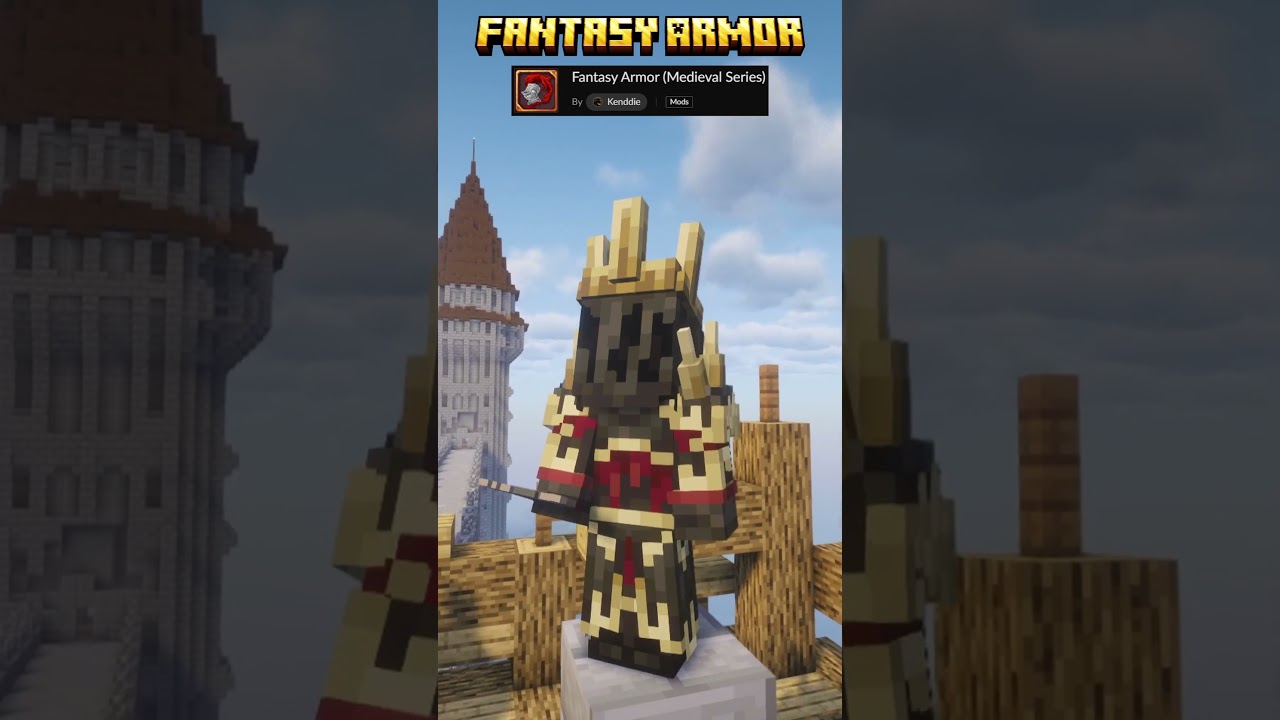 Minecraft Top Medieval Mods! #7 #shorts #minecraft