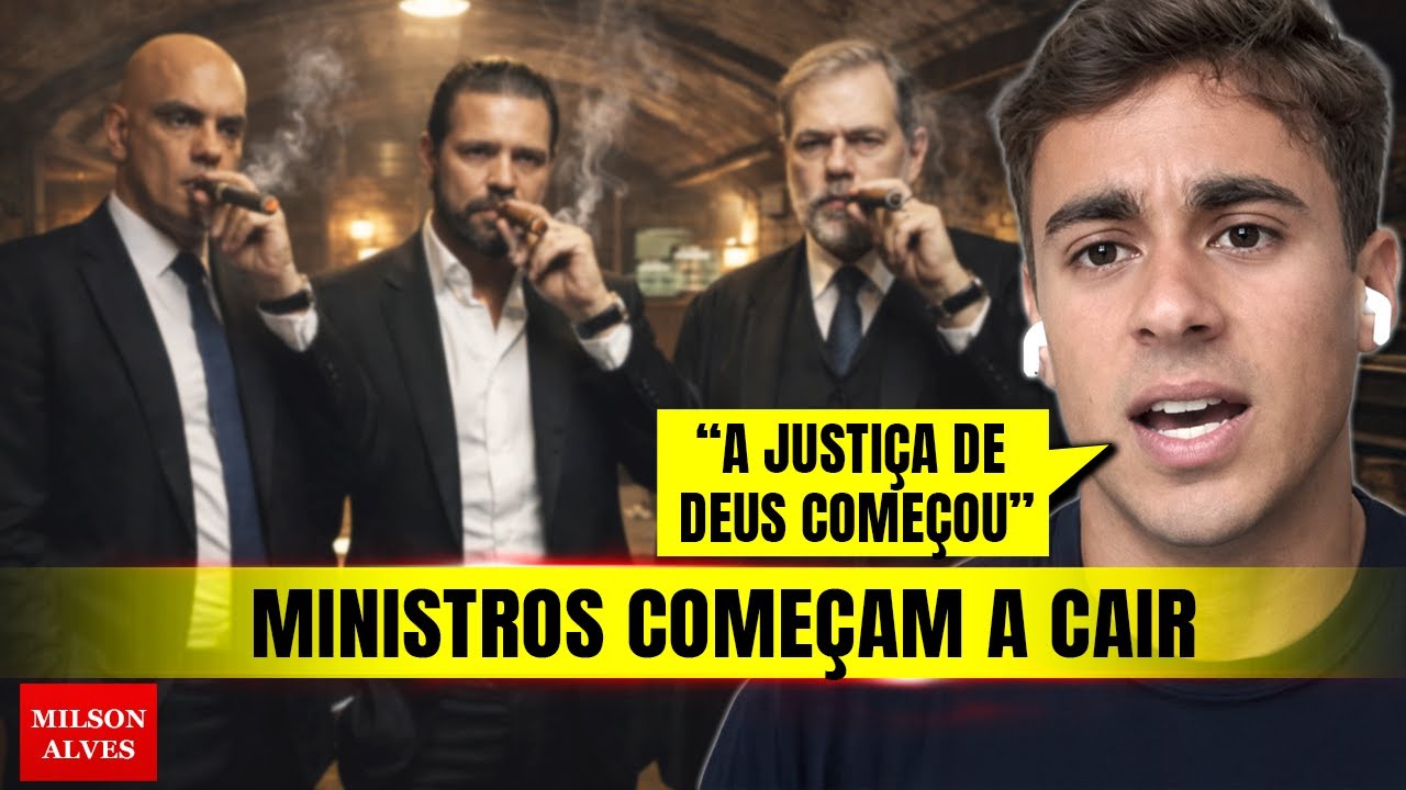 NIKOLAS em ANÚNCIO CHOCANTE ao BRASIL: Ministros do STF caem do poder
