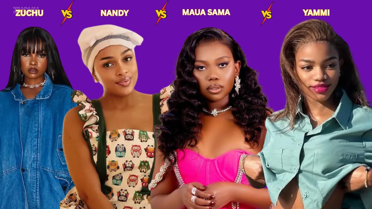 ZUCHU vs NANDY vs MAUA SAMA vs YAMMI #Zuchu #Nandy #MauaSama #Yammi #BongoFlava