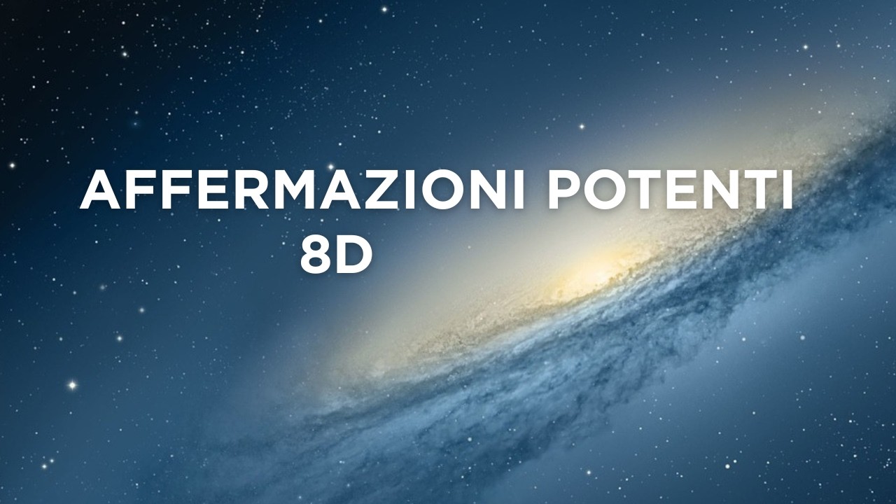 Affermazioni immersive 3D amore di sé