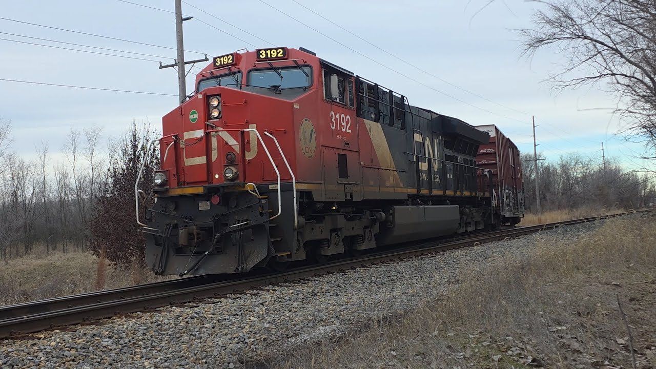 Canadian National L557 Near Pekin Illinois 1/13/26