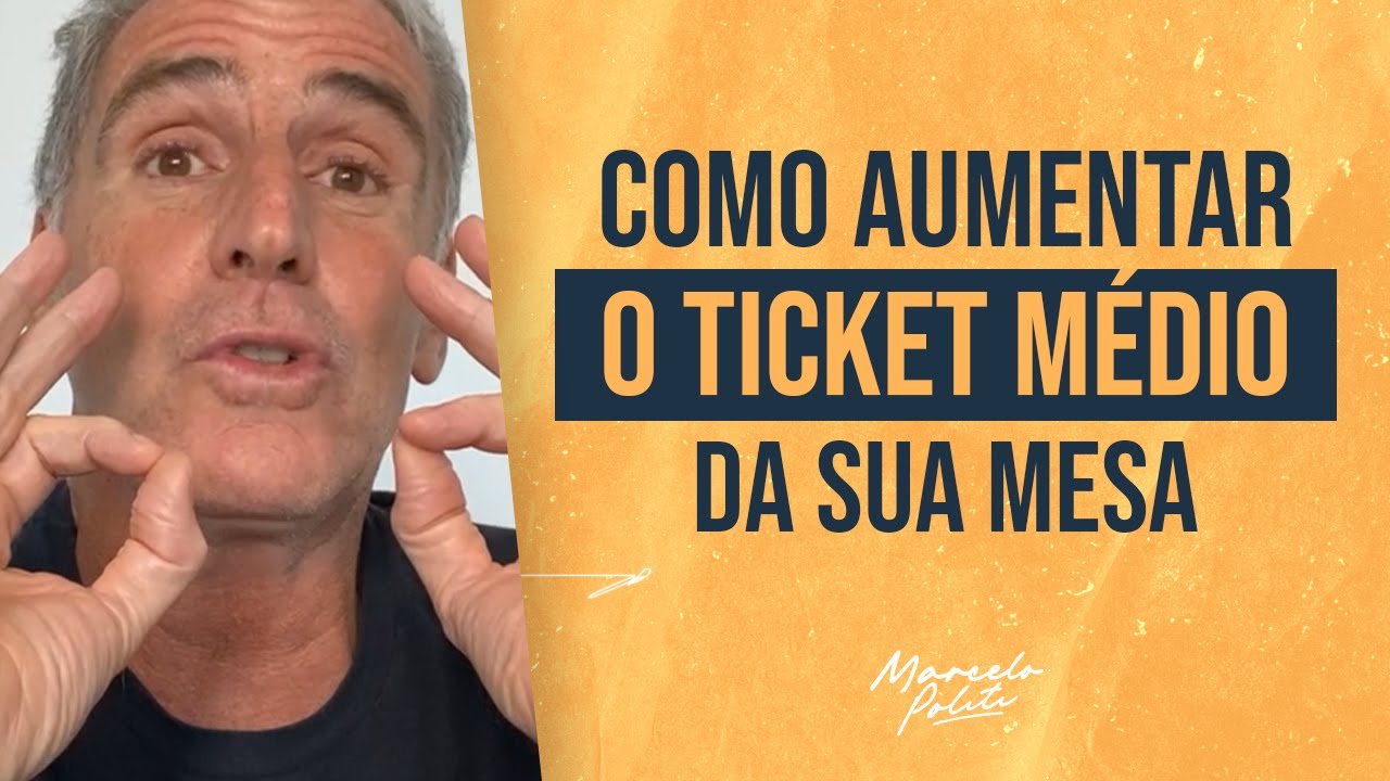 Como aumentar o TICKET M&Eacute;DIO da sua mesa