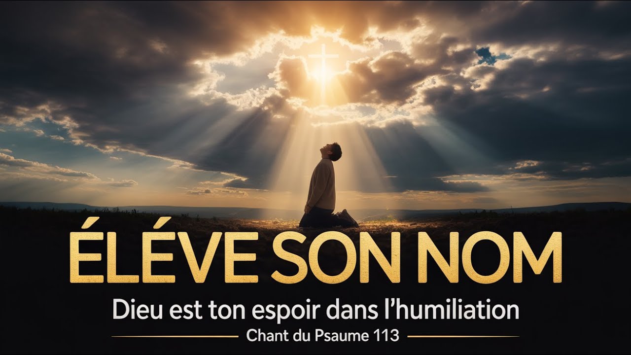 ⬆️ Élève Son Nom – Dieu Est Ton Espoir dans l'Humiliation | Chant du Psaume 113 ⬆️
