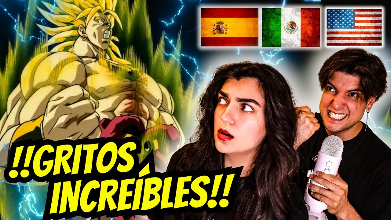 ESPAÑOLES REACCIONAN A DRAGON BALL DOBLAJE LATINO 💥EL GRITO DE GOHAN VS BROLY🔥LATINO VS CASTELLANO🔥