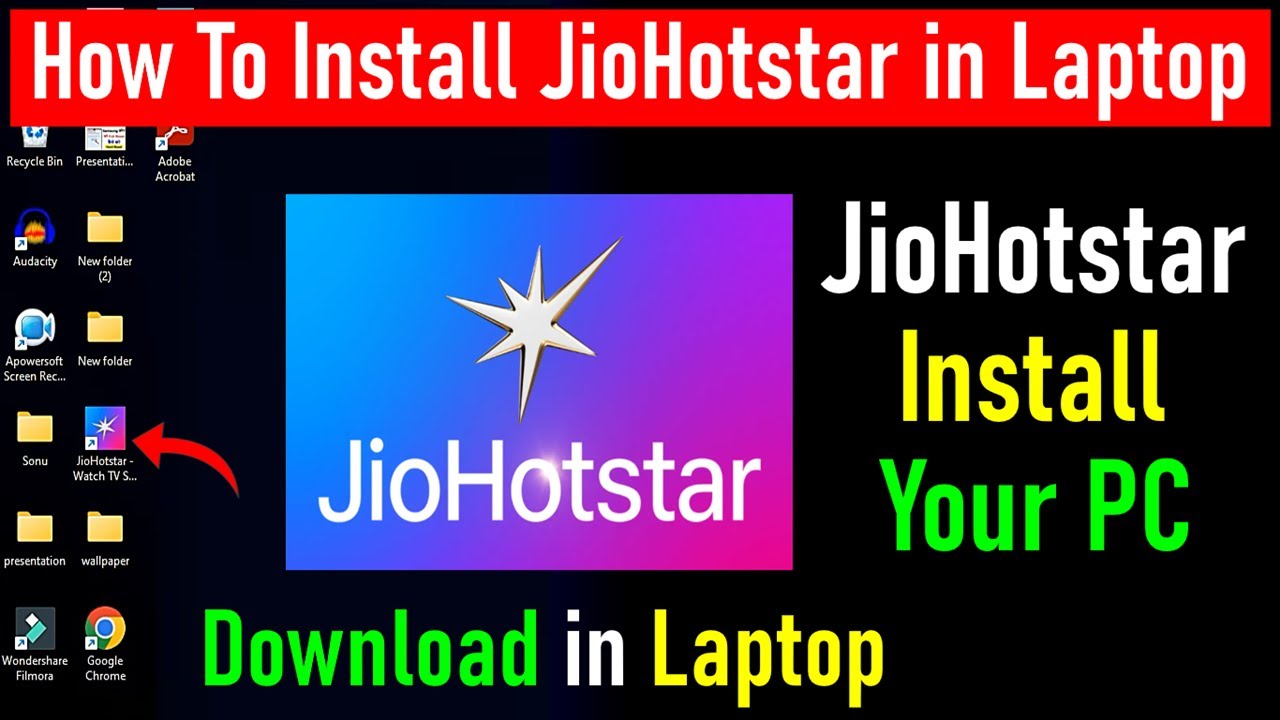 How To Install Jio Hotstar in Laptop/PC