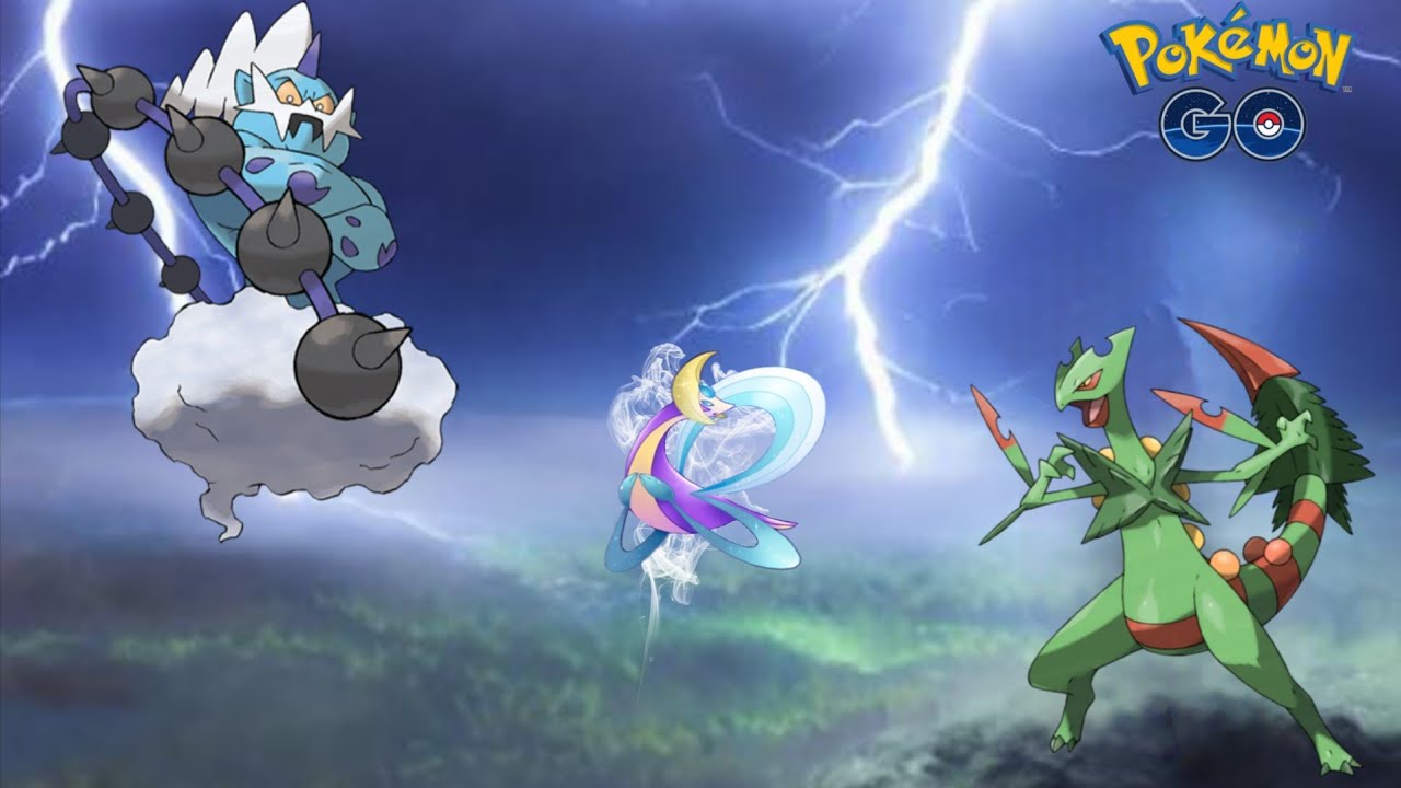 THUNDURUS RAID LIVE ⚡ | Mega Sceptile Boost + Shadow Cresselia #pokemongo #viral #live #stream.