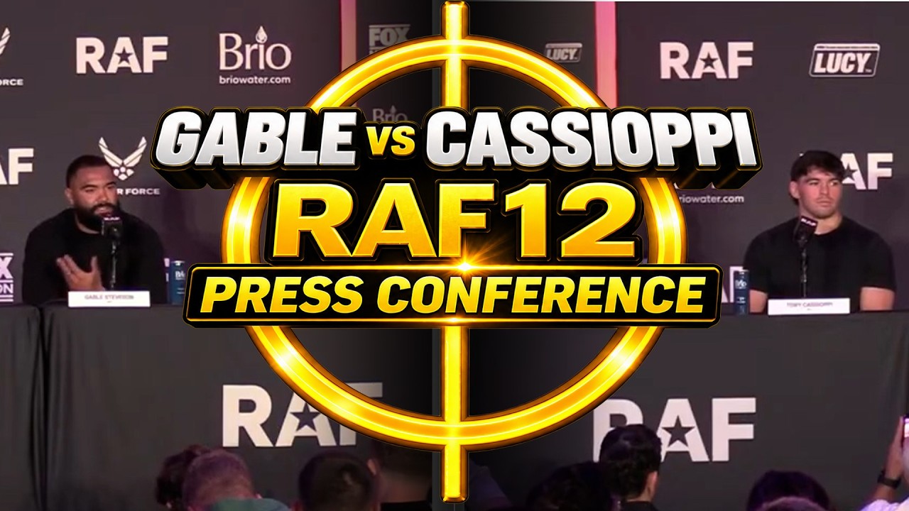 Gable Steveson vs. Anthony Cassioppi RAF 12 Press Conference | Steveson vs. Cassioppi