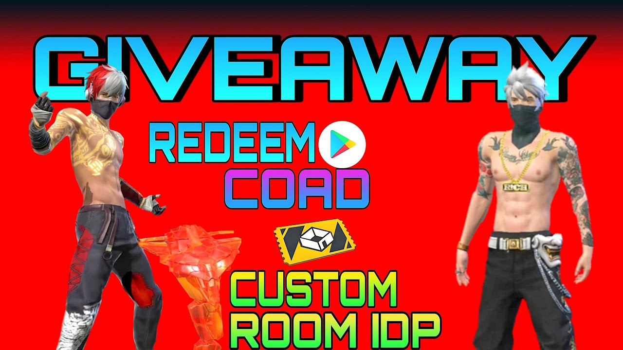 CUSTOM ROOM IDP AND REDEEM CODE GIVEAWAY ON LIVE