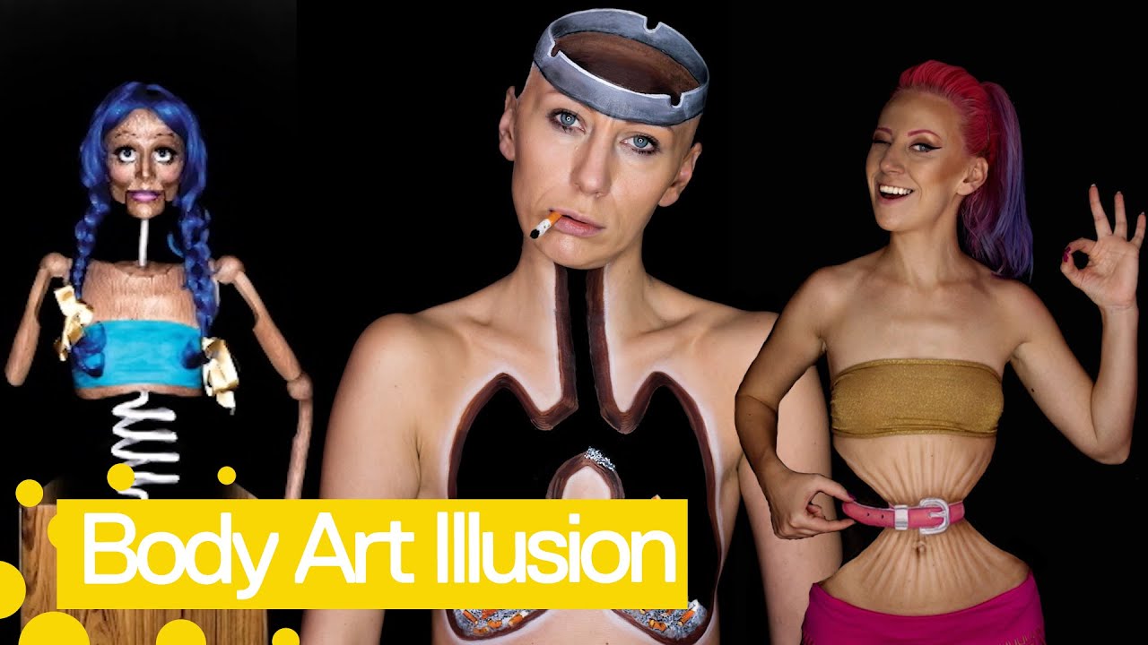 Incredible Body Art Make Up Illusions 2019