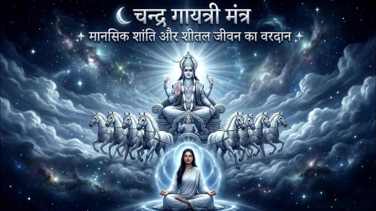 चन्द्र गायत्री मंत्र: मानसिक शांति और शीतल जीवन का वरदान | Chandra Gayatri Mantra | Vedic Mantra