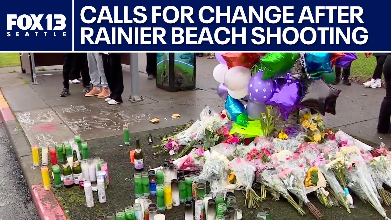 Community forms ‘safe passage’ for Rainier Beach students after deadly shooting