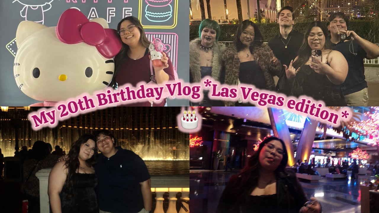 My 20th Birthday Vlog! we in LAS VEGAS! 
