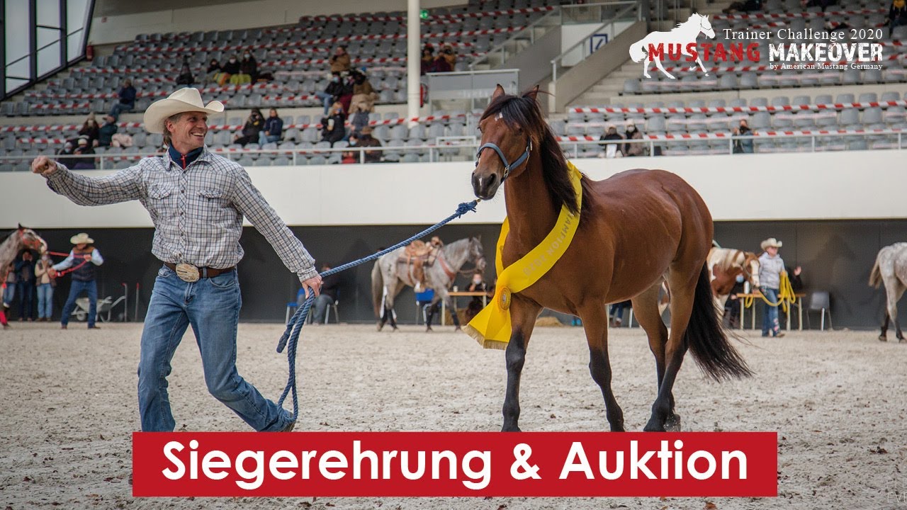 MUSTANG MAKEOVER 2020 Siegerehrung und Auktion