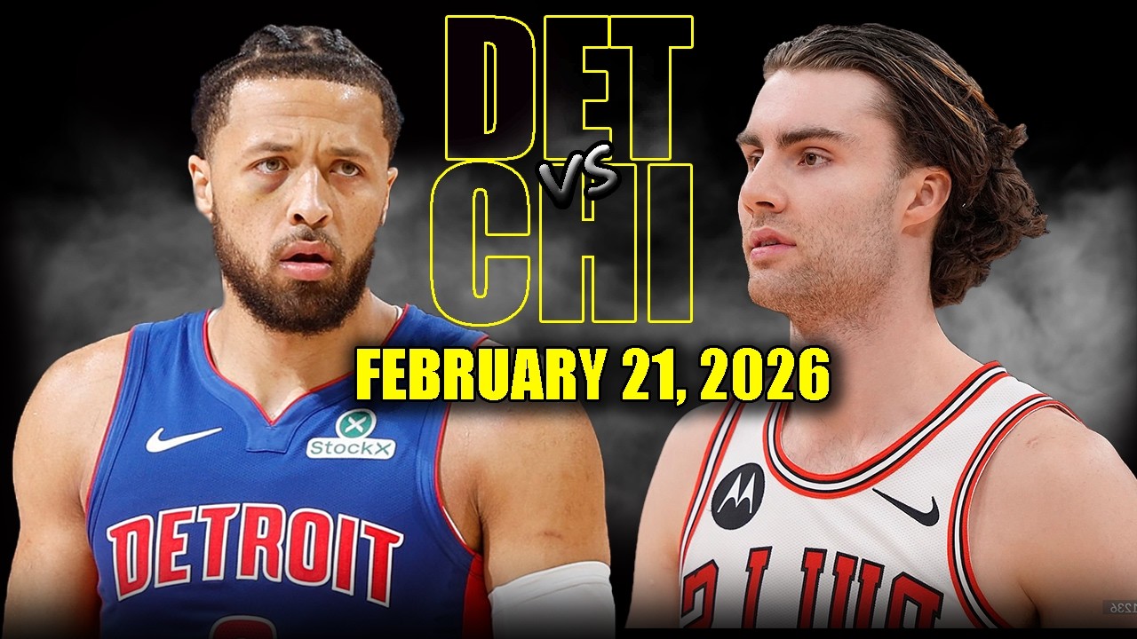 Detroit Pistons vs Chicago Bulls Full Game Highlights – February 21, 2026 | NBA Season