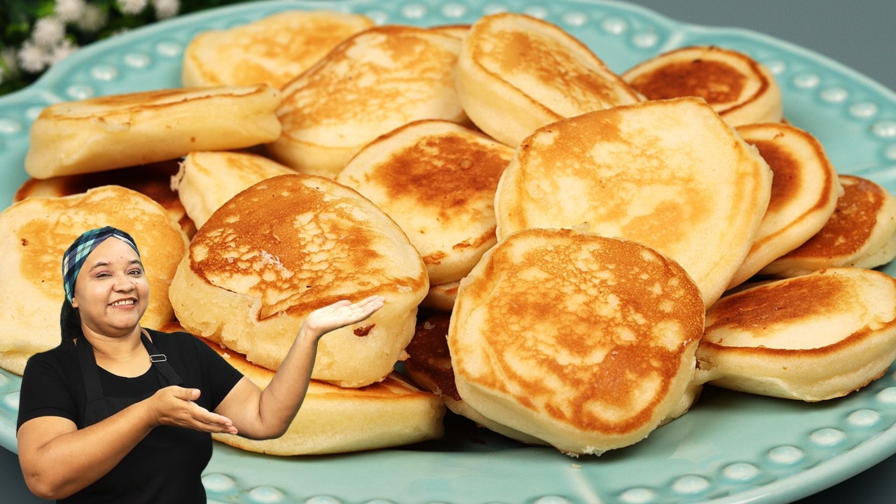 Pronto em MINUTOS!! Bolinho Tareco de Frigideira LANCHE GOSTOSO Fácil e Super Fofinho!