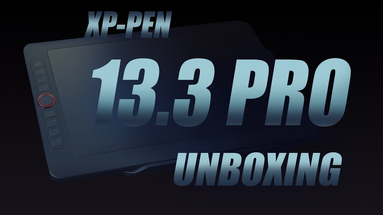 XP-PEN Artist 13.3 PRO - UNBOXING (graphic pen monitor for artist)