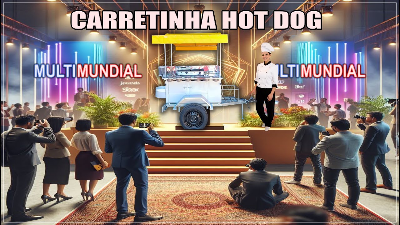 Carretinha Hot Dog COMPACTA | FUNCIONAL, BARATA e PERFEITA para LANCHES!*