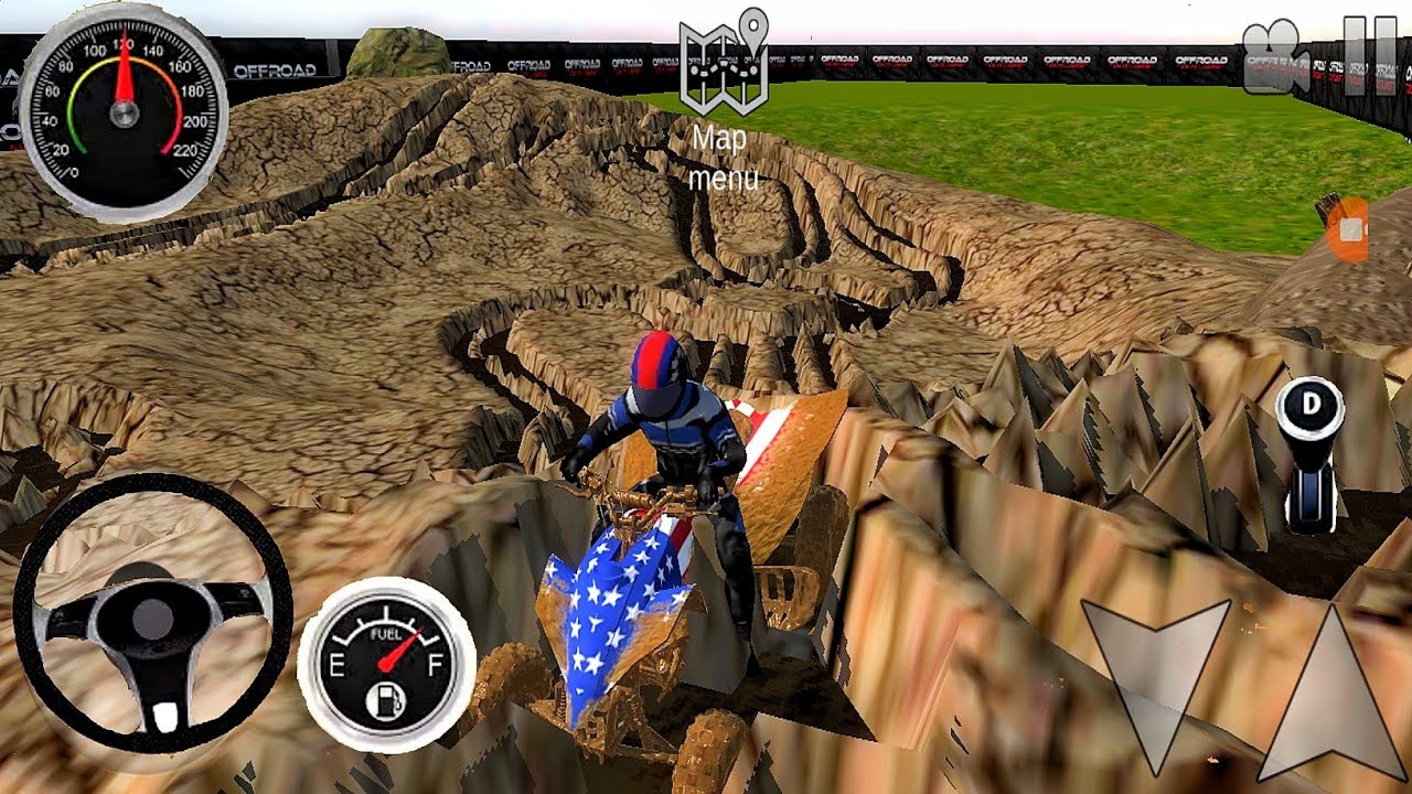 USA quad bike on the edge &mdash; extreme off-road challenge!