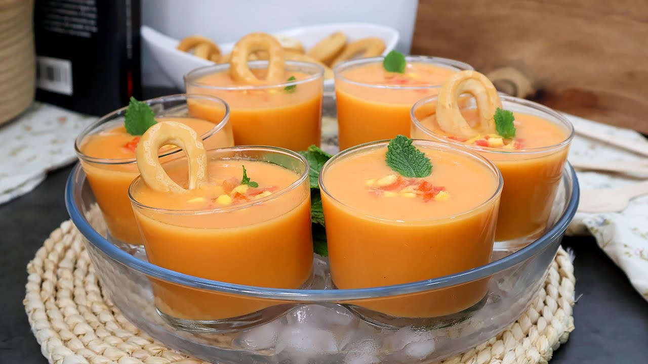 GAZPACHO DE MANGO: La VERSI&Oacute;N M&Aacute;S FRESCA  para el calor