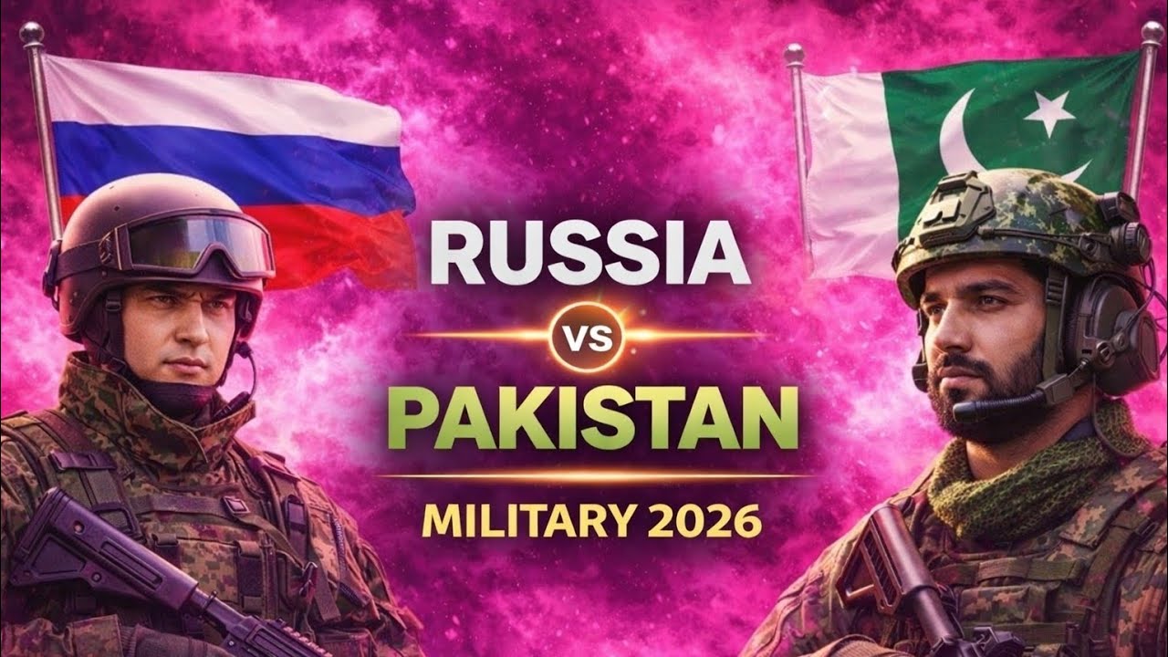 Russia vs Pakistan Military Power 2026 | Full Army, Air Force & Navy Comparison