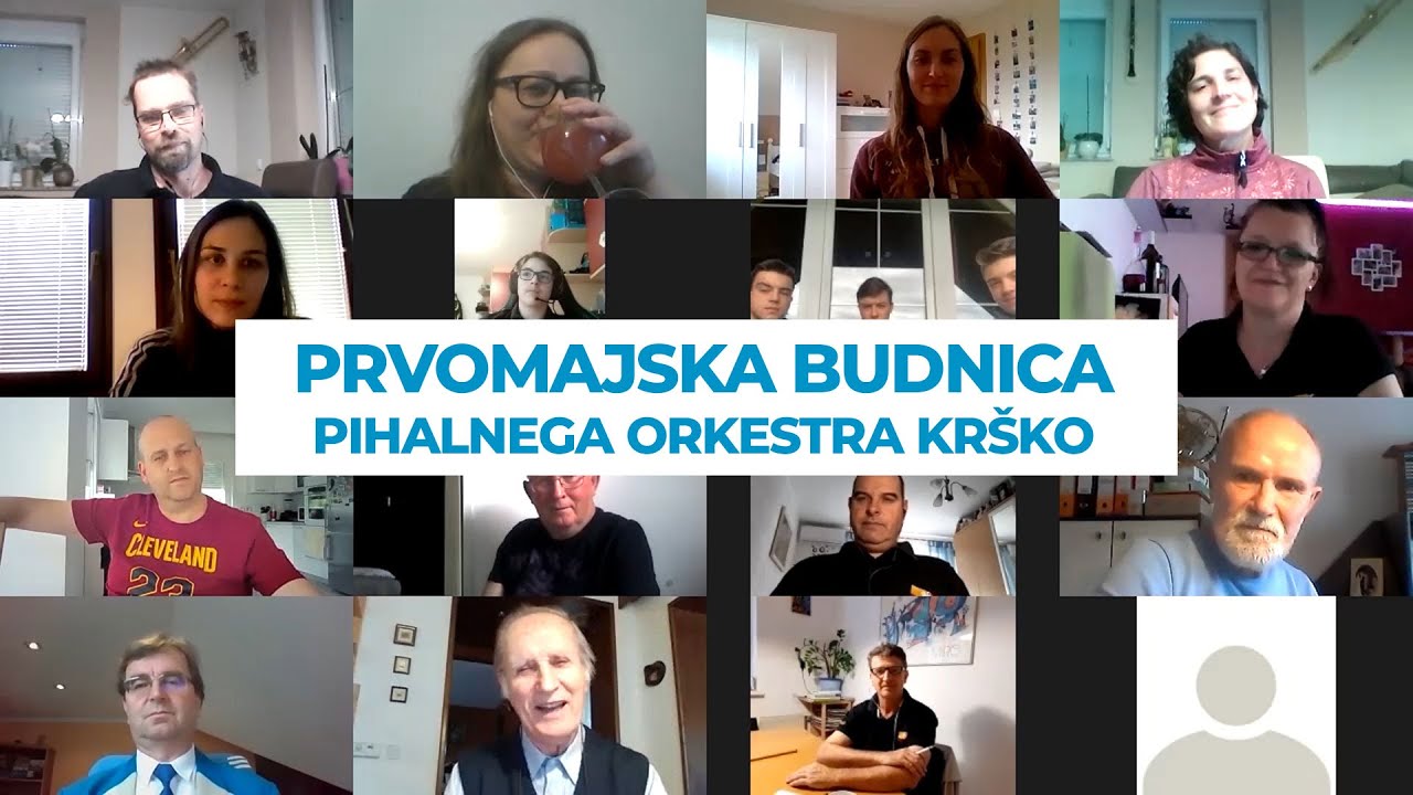 Prvomajska budnica Pihalnega orkestra Krško na ZOOMu, 1. maj 2020