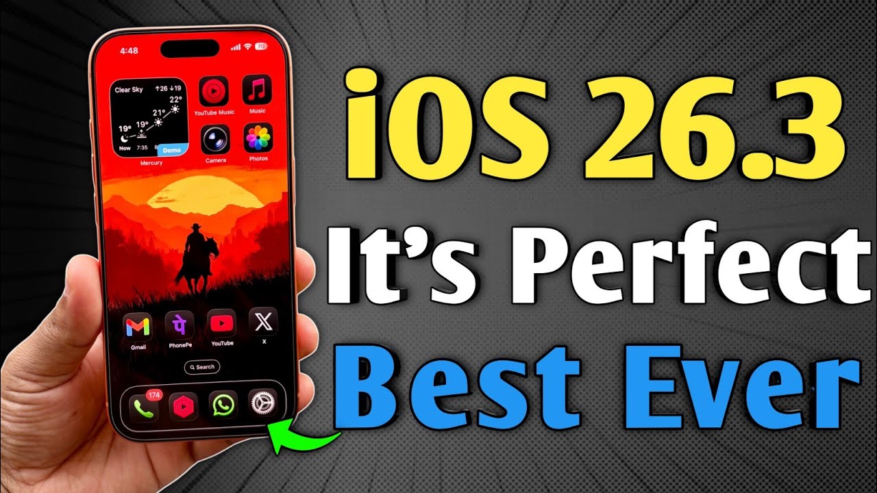 iOS 26.3 - It's Perfect