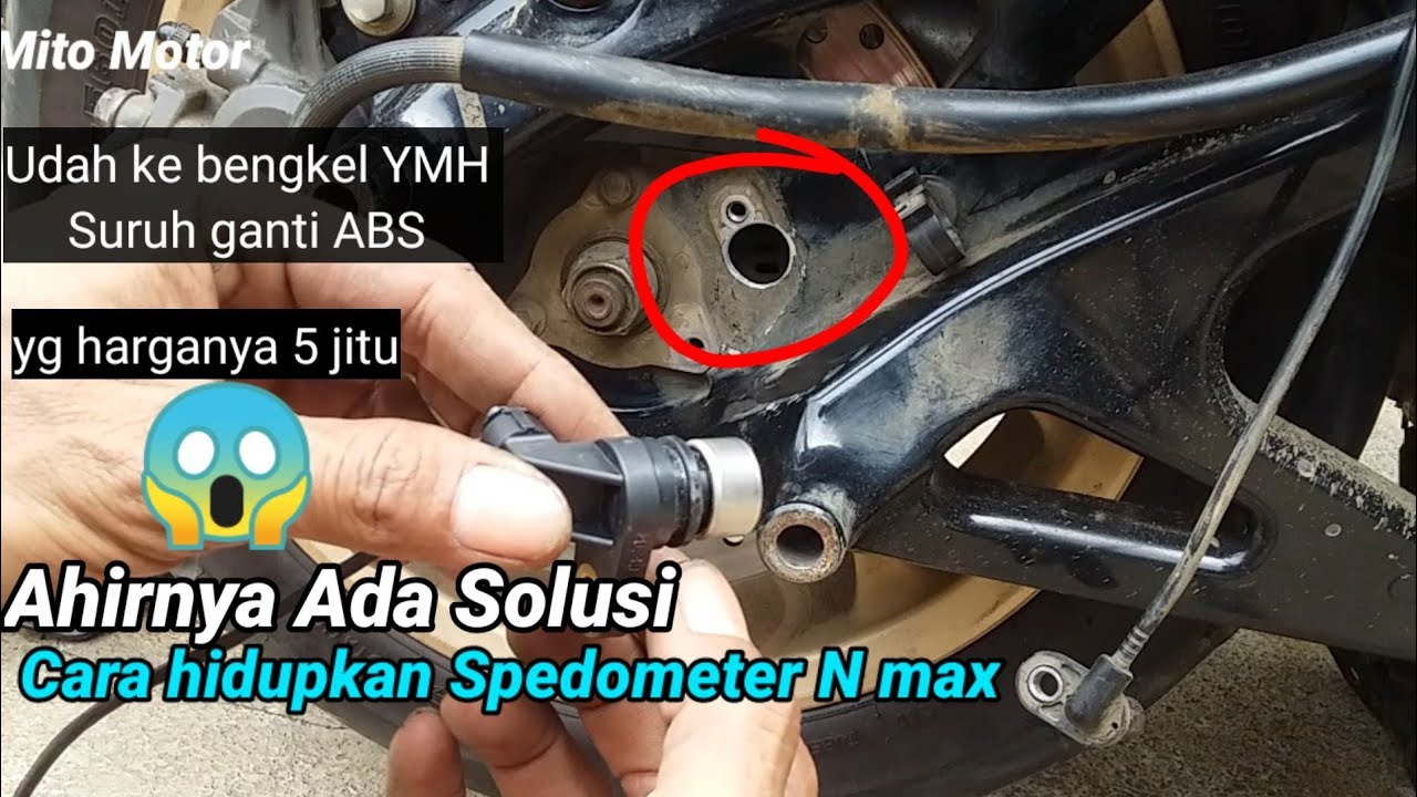 Cara MengHidupkan Spedometer Yamaha N Max,Gara gara ABS Rusak,tanpa mengganti ECU