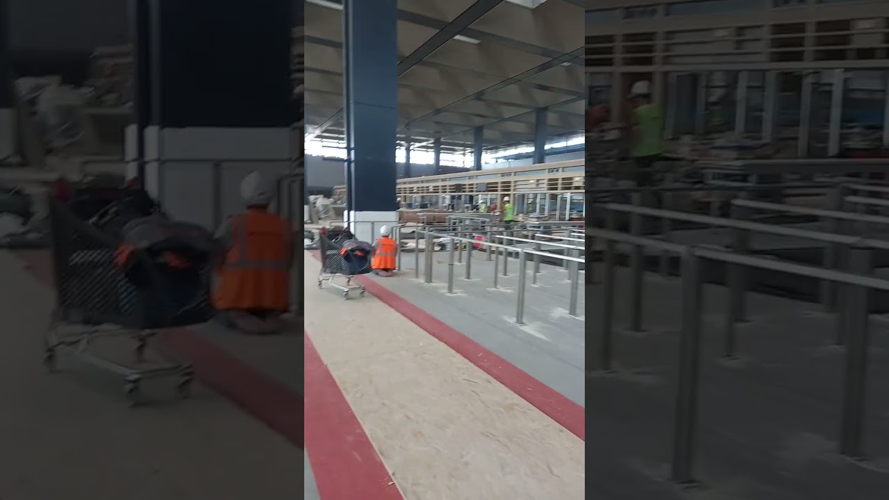travaux nouveau terminal  aereoport marseille Provence mai 2024