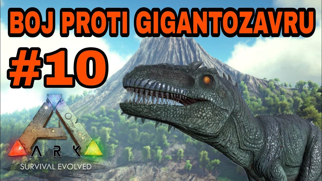 Boj proti gigantozavru / #10 ARK [SLO]