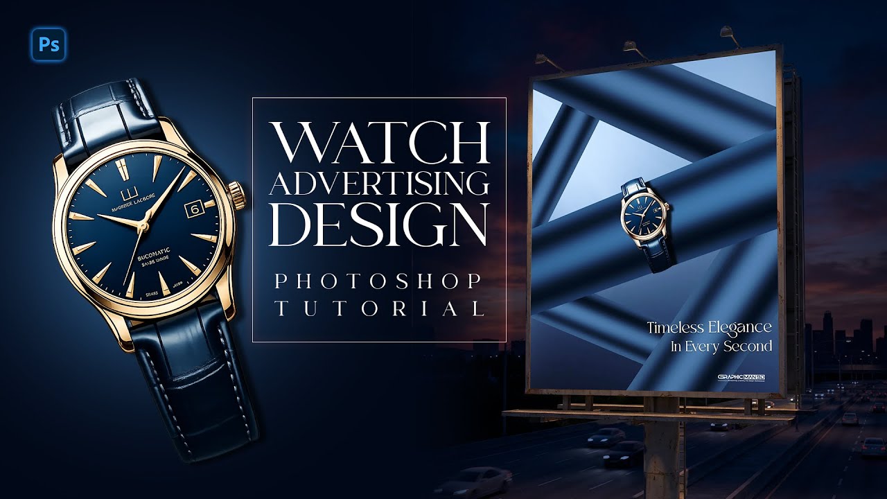 Watch Advertising Design in Photoshop | Full Video Tutorial (Step by Step) | Billboard/Social Media