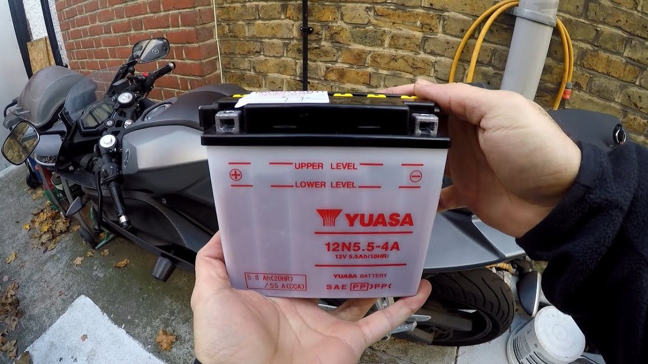How to change a motorcycle battery (for modern bikes)