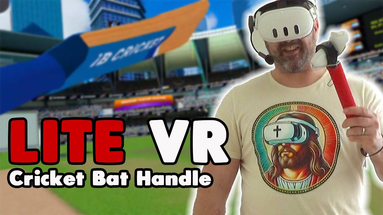 Представляем новую рукоятку биты для крикета LITE VR для Meta Quest 3 и 3s