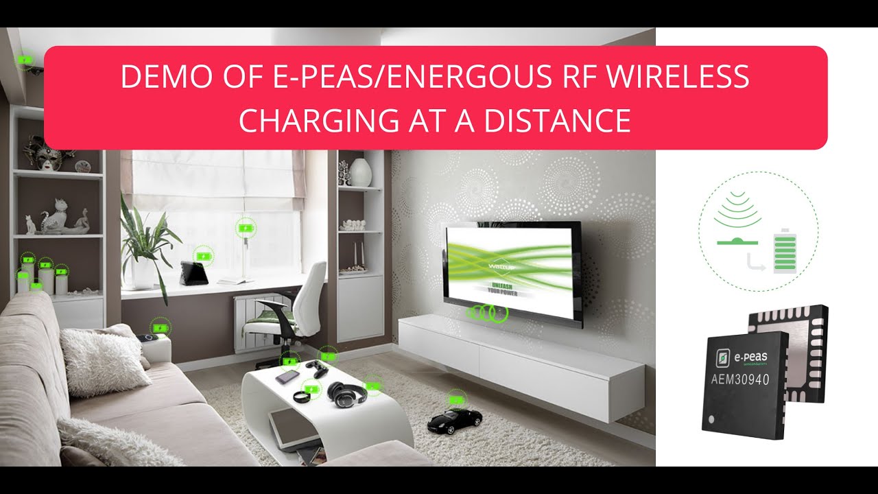 [e-peas/Energous] Charging Devices at a Distance With Energy Harvesting