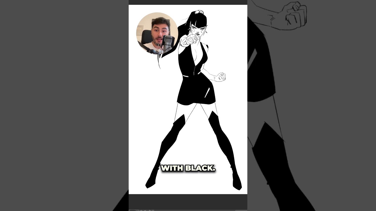 Inking Technique  - Negative Inking - explained