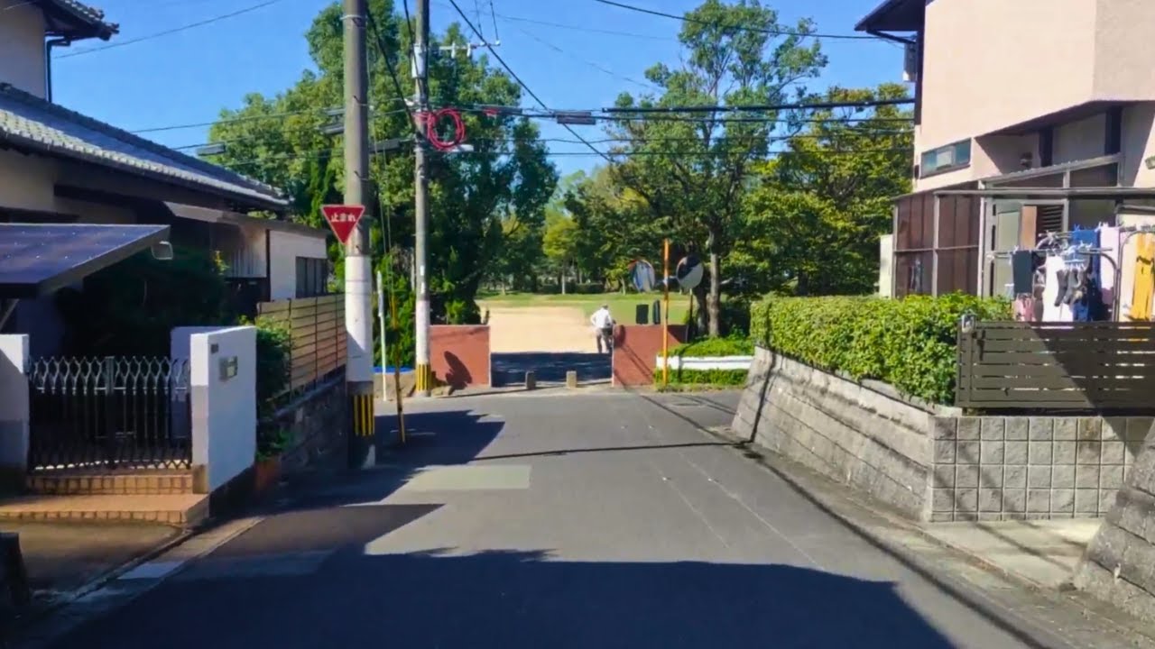 Suburban Japanese Streets Walk on a Sunny Day | Munakata City, Fukuoka | For Sleep, Study, Work