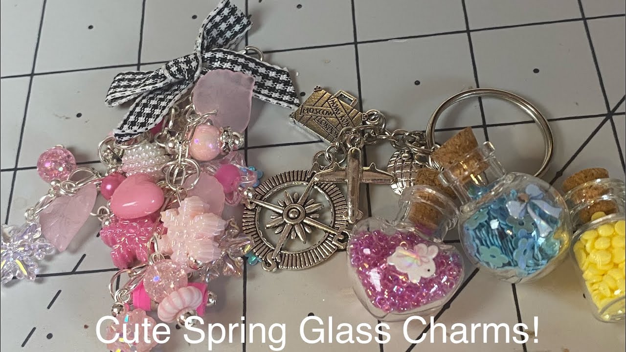 Project Share using Beebeecraft.com products! Such cute spring glass charms!!! Come look!