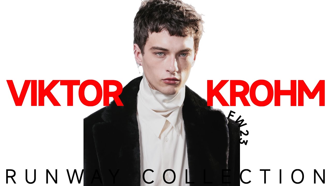 Viktor Krohm | German Male Model Viktor Runway Collection FW23 / Men’s Fashion Week ONLY
