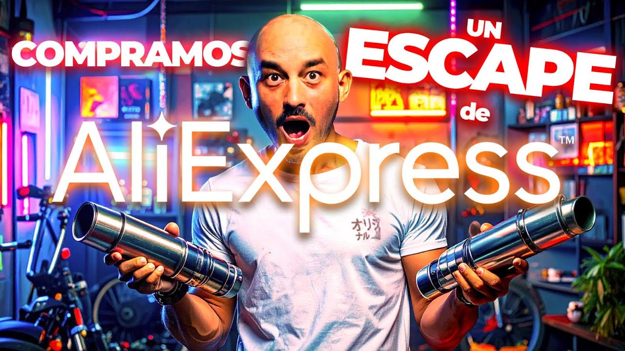 Compramos un escape para moto en AliExpress por 25 euros. ¿Merece la pena?