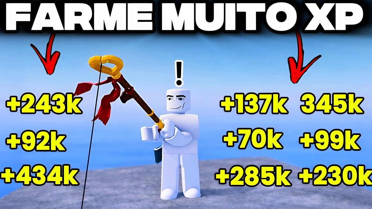 🚀 COMO UPAR MUITO RÁPIDO NO FISCH - ROBLOX