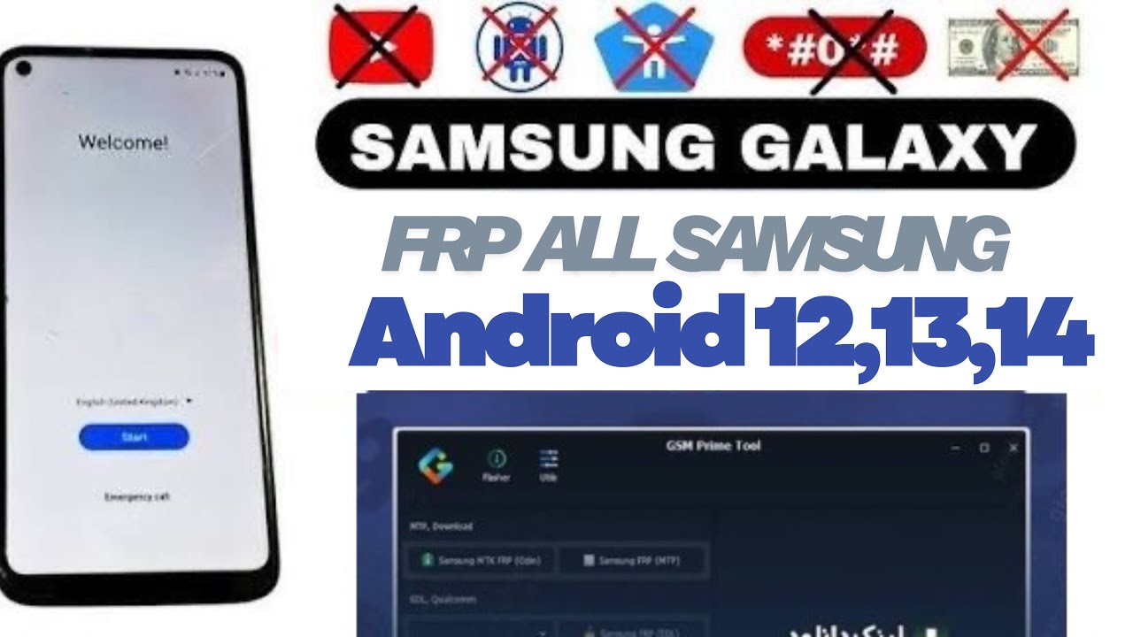 FRP BYPASS All Samsung Android 11 12 13 14 Models | NEW Method |No *#0*# Free 100% #frpbypass 