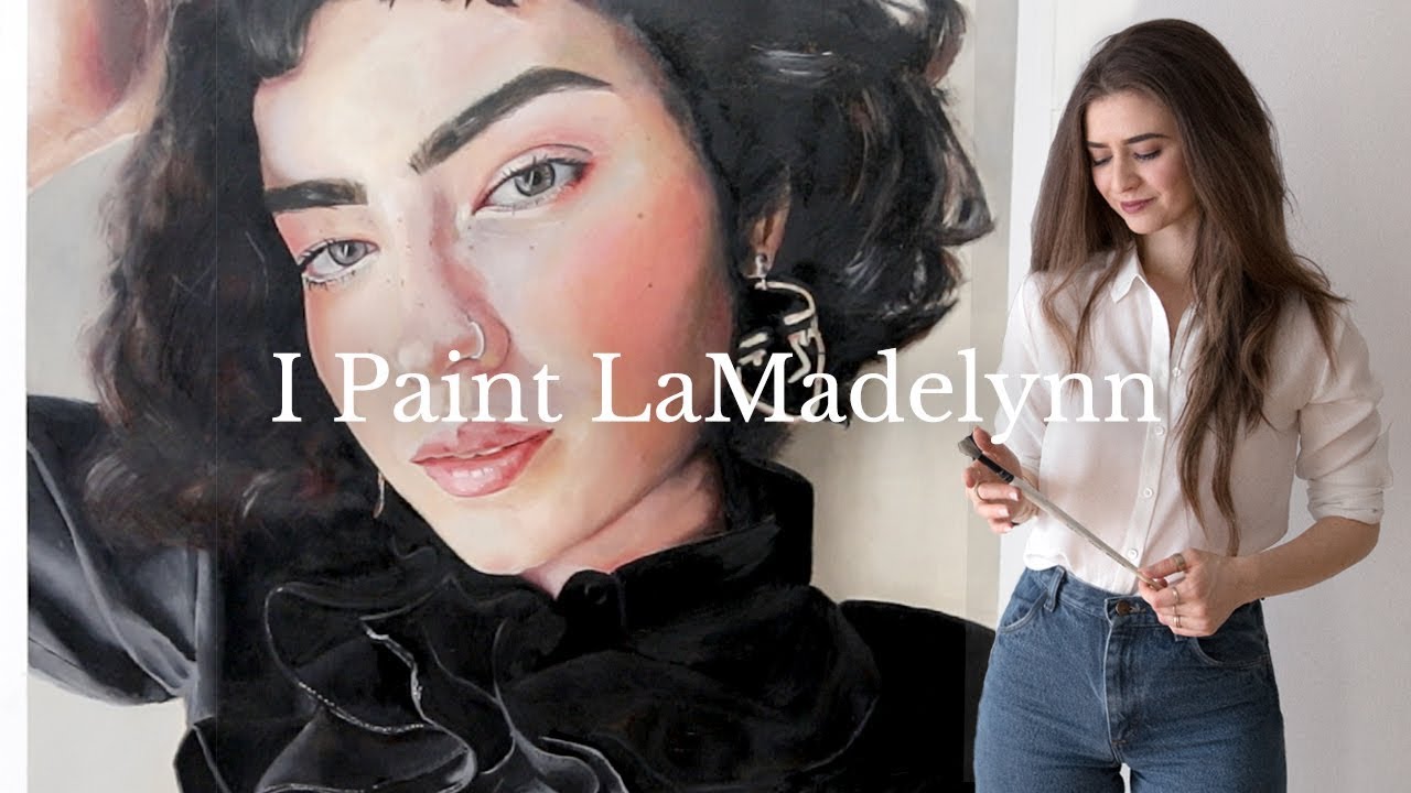 LaMadelynn | Selfie Portrait Ep. 1 - Oil Painting Timelapse | Dearly Bethany