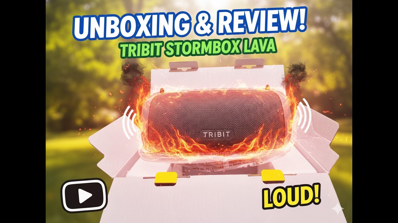 90W Beast Speaker? 😳 Tribit StormBox Lava Unboxing & Sound Test 🔥#travel #indianholiday #music