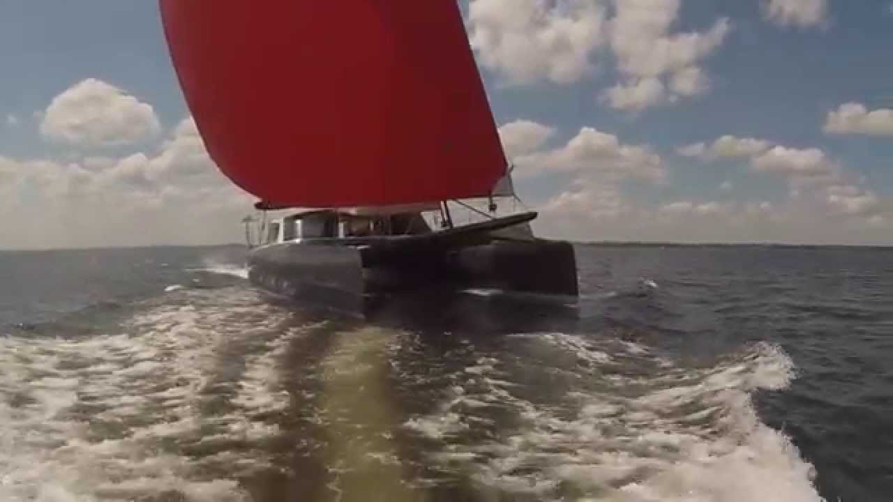 GUNBOAT 60 For sale.  Sailing and Interior Tour