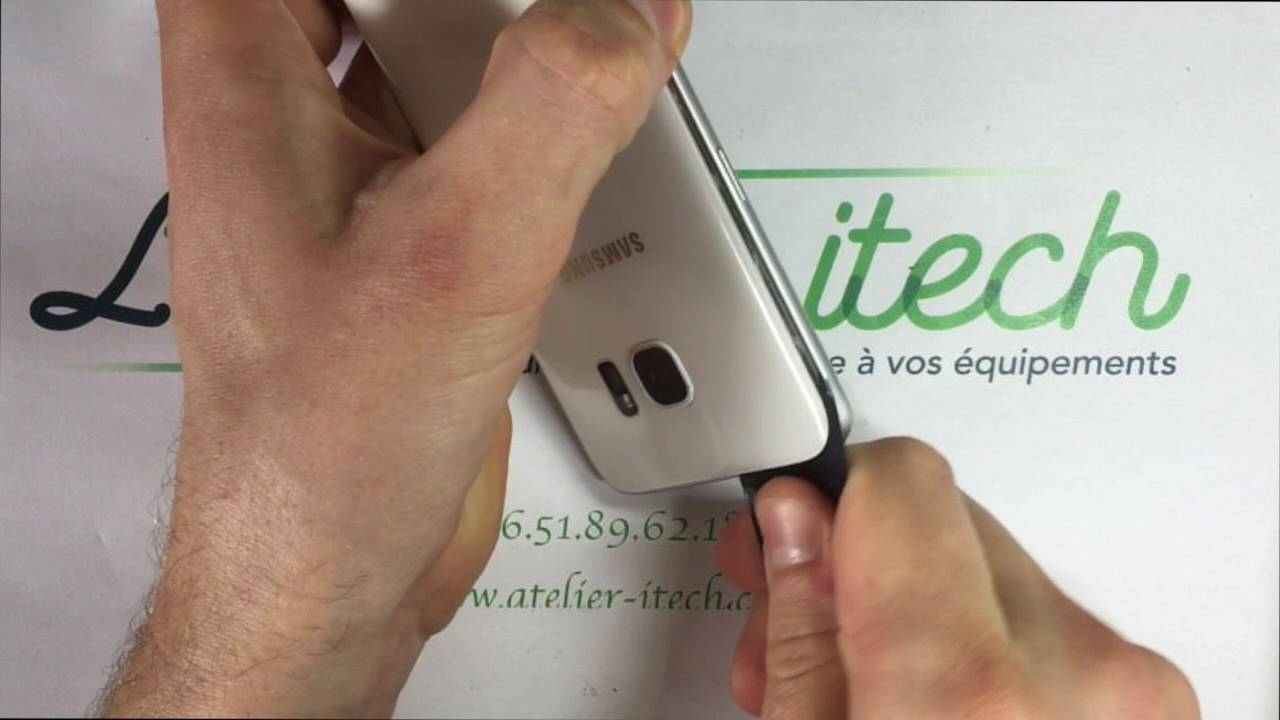 Samsung Galaxy S7 / S7 edge tuto : remplacement de la vitre arrière